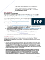 Dissertation and Thesis Submission Guidelines 2