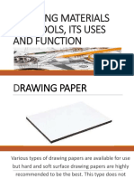 Drafting Materials and Tools, Its Uses and Function