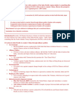 Approach Introduction: Write An Introduction Connection US, NATO and Main Countries in Indo-Pacific Like India, Japan