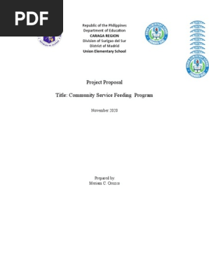 Project Proposal (Feeding Program)