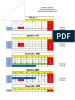 Kalender Akademik 2021-2022