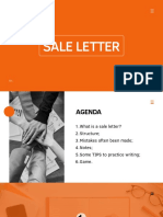 Sale Letter - Group 9