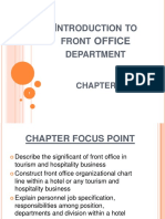 Ntroduction To Front Department: Office
