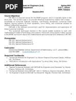 Lect Plan-2018-Spring-Elec Engg2016