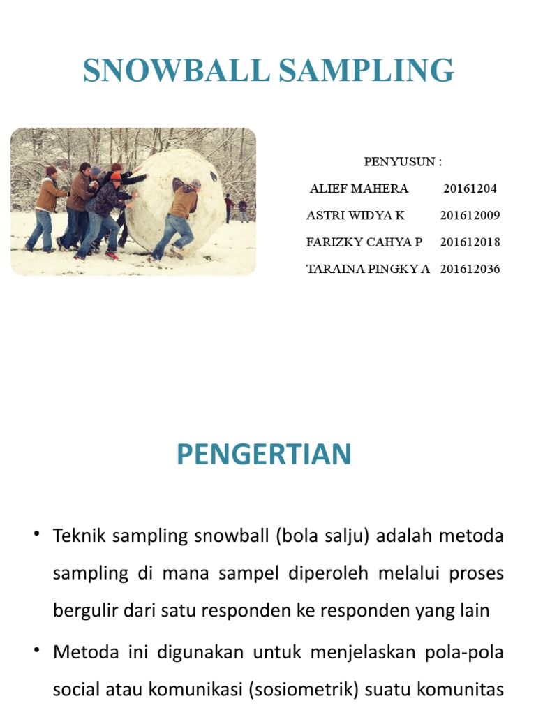 Snowball Sampling | PDF