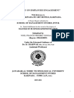 "A Study On Employee Engagement": Noel Francis Fredric Gonsalves