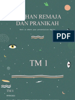 Praktik Asuhan Remaja Dan Pranikah