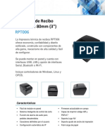 Impresora térmica de recibos RPT006 de 80mm 3