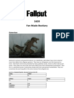 Fallout: 2d20 Fan Made Bestiary