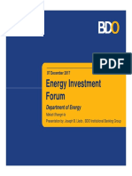 BDO's Financing Facility For Energy Projects