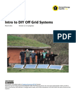 Intro To DIY O Grid Systems: March 2021 Version 2.2 (In Progress)