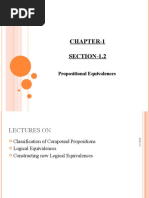 Chapter-1 SECTION-1.2: Propositional Equivalences