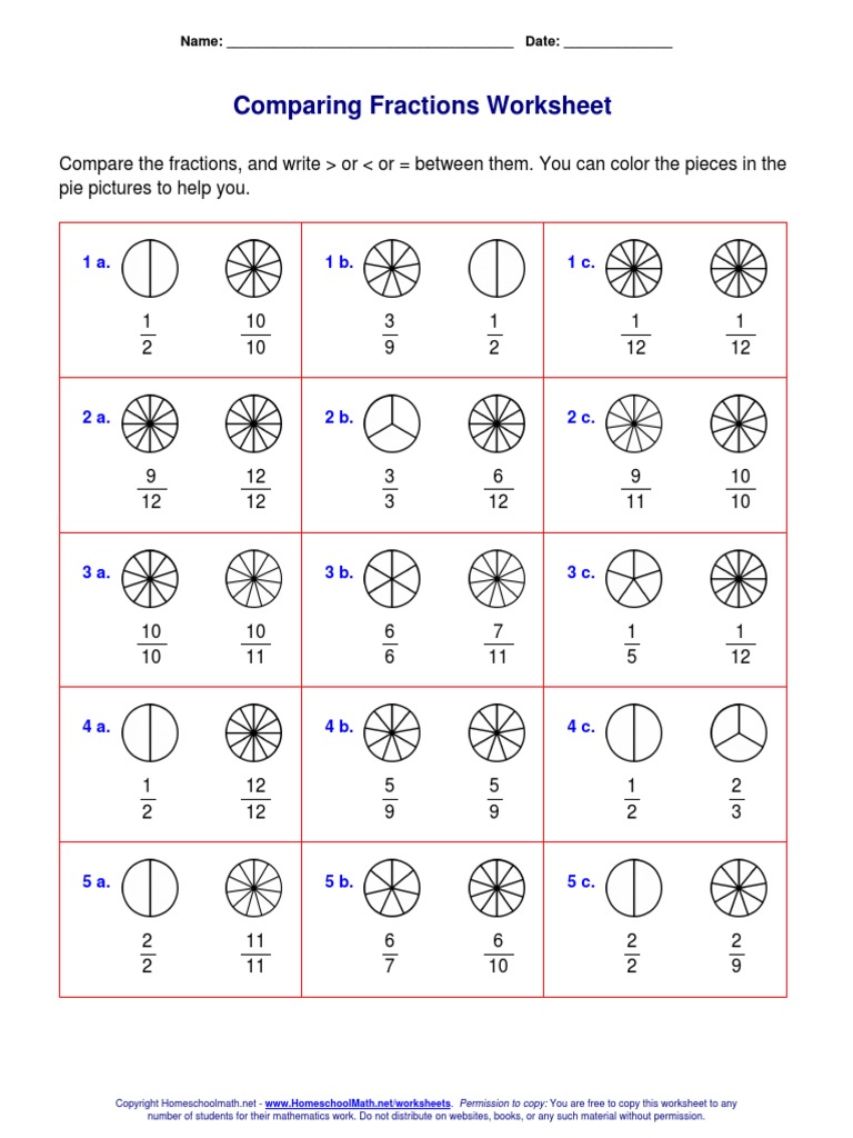 Compare Fractions Color Visual Models | PDF | Copyright Law | Law