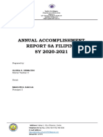 Filipino Accomplishment Documentation