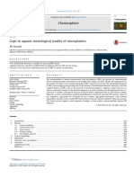 2017_Karami_Gaps in aquatic toxicological studies of microplastics