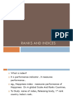 Ranks and indices 2021