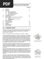 Unit 1 Fundamentals of Intranet: Structure Nos