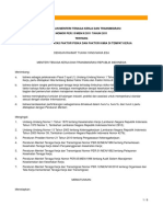 PERMENAKETRANS RI No. 13 Tahun 2011 Tentang Nilai Ambang Batas Faktor Fisika Dan Kimia