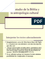 01 El estudio de la Biblia y la antropología cultural