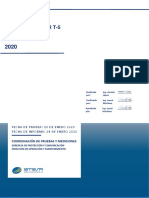 Informe de Pruebas Al Transformador T-5 S/E Panamá: Fecha de Prueba: 19 de Enero 2020 Fecha de Informe: 24 de Enero 2020