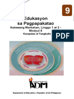 Edukasyon Sa Pagpapakatao: Ikalawang Markahan, Linggo 1 at 2 - Modyul 5