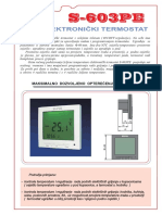 Elektronički Termostat: Maksimalno Dozvoljeno Opterećenje 3500 W