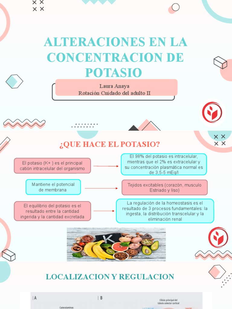 Alteraciones de Potasio en el Cuerpo | PDF | Potasio | Dieta y nutrición