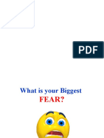 Top fears revealed