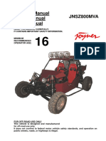 Joyner Sand Viper 800 User Parts Manual 2009