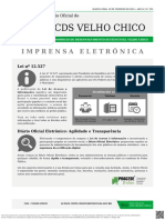 Diario Oficial - CONSORCIO DE DESENVOLVIMENTO SUSTENTAVEL VELHO CHICO - Ed 255