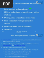 Mining Frequent Patterns, Association and Correlations