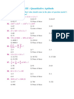 Quantitative Aptitude Previous Year