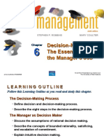 Decision-Making: The Essence of The Manager's Job