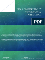 Ética Profesional y Deontología