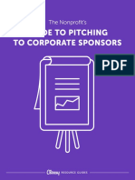The Nonprofit's Guide To Pitching To Corporate Sponsors