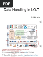 Data Handling in I.O.T: R.K.Biradar