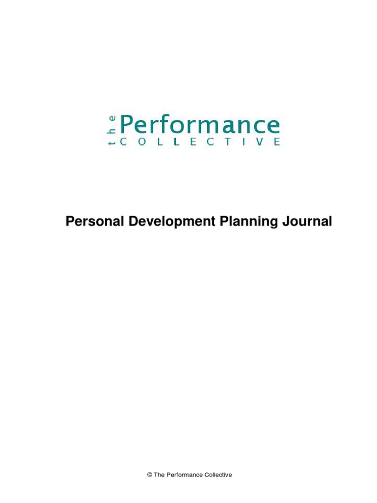 Personal_Development_Workbook PDF Self Awareness Goal