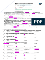 Eval. de Matem. 8vo MCD y MCM Respuestas.