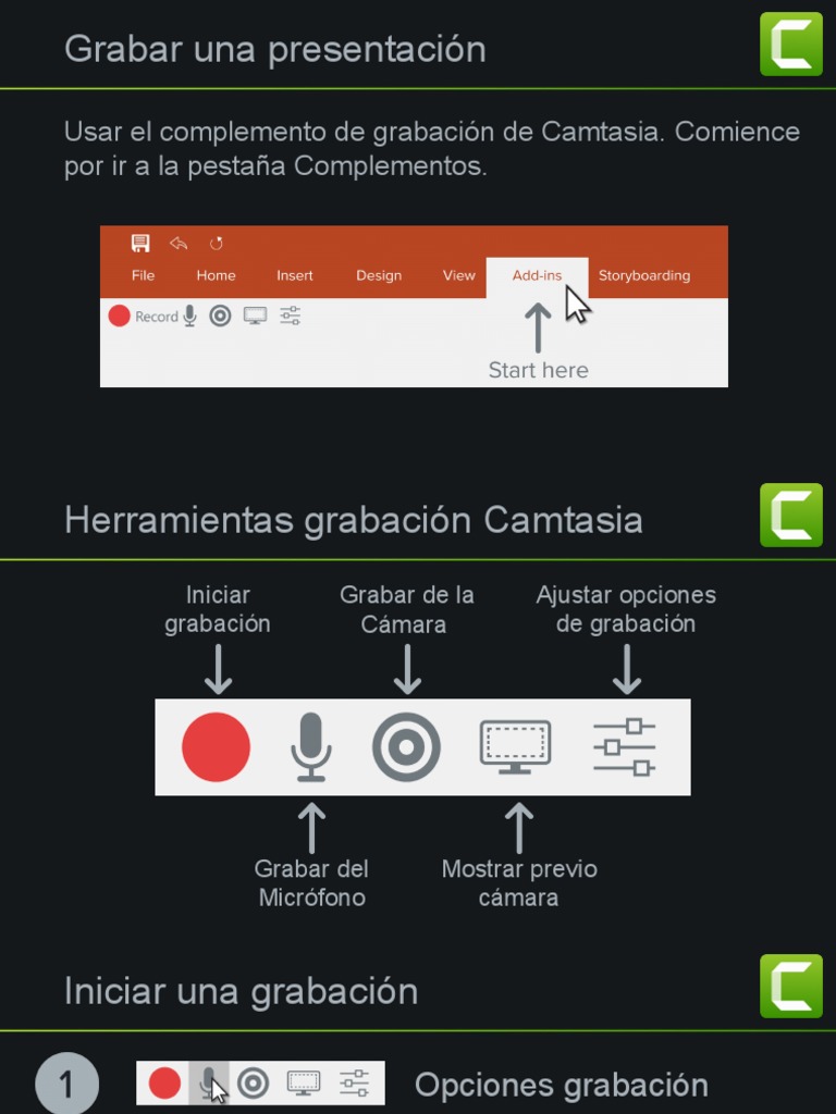 Camtasia Getting Started Guide | PDF