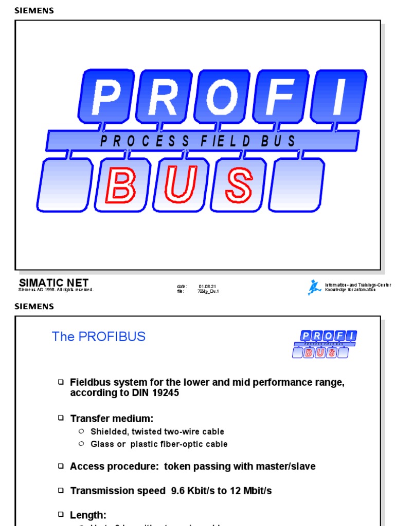Process Field Bus: Simatic Net | PDF | Systems Engineering | Internet ...