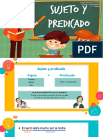 Presentación Sujeto y Predicado 3º-4º