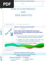 Epm 1173 Ms Project AND Data Analytics