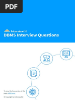 DBMS Interview Questions: Click Here