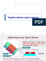 Pipeline Defect Repair Methods