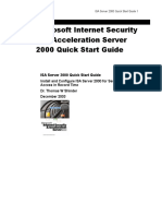 ISA Server 2000 Quick Start Guide