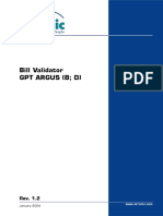 Manual OP GEN Bill Acceptor GPT Argus G3 1.2
