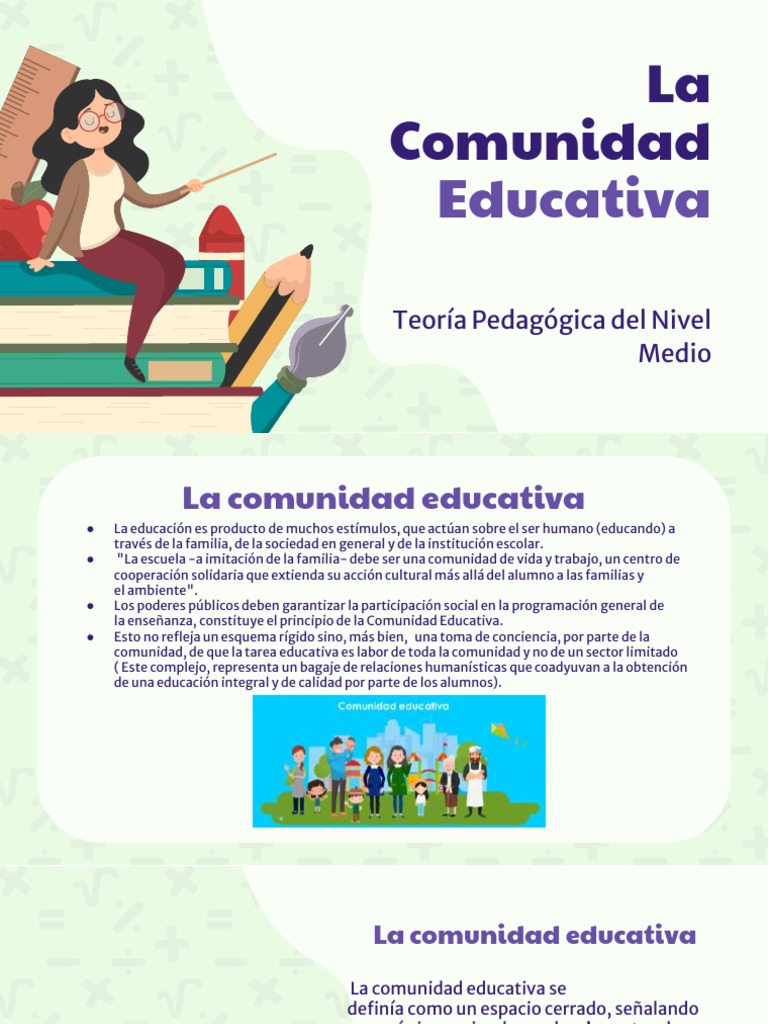 Comunidad Educativa | PDF | Familia | Comunidad