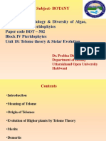 Pteridophytes-Telome Theory and Stelar Evolution by Dr. Prabha Dhondiyal