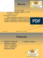 Elaboración de Una Receta Nacional