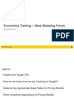 West Modeling Training - Economics